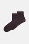 Navy Blue Men's 2-Piece Triangle Patterned Bamboo Socks - 2