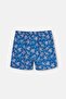 Turquoise Caretta Patterned Medium Swim Shorts - 7