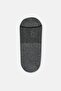 Grimelange - Black Men's 2-Piece Cotton Jacquard Patterned Invisible Socks - 5