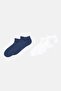 Blue-White Blue-White Men's 2-Piece Sports Socks