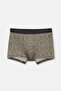 Light Khaki Patterned Cotton Boxers