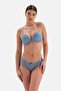 Blue Accessory Detail Lace Pack Bra - 6