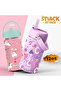 Kids Insulated Water Bottle With Straw Lid, Stainless Steel, Double Wall - 5