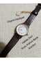 Retro Minimal Model Numeral Vintage Still Charmli Gold Case Women's Wristwatch.. Dark Brown Color Strap - 2