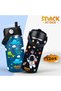 SA Kids Water Bottle for School Insulated water bottle with Straw Lid, Kids water bottl - 4