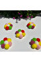 Pompom Daisy Flower Ornament Set of 10 - Decorative Handmade Flower - 6