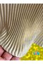 Bottom Top Summer Girls' Suit Tasseled Combed Cotton Top Pleated Gold Shiny Skirt - 8