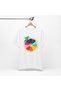Colorful Slices Printed Unisex Oversize T-Shirt - 2