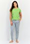 Women 2 Pack Crew Neck Allover Print Short Sleeve Sleepwear Top, Multicolor - 6