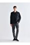 Southblue Black Shirt Collar Men's Jacket - 2