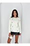 Soft Textured Pearl Detailed Buttoned Cardigan - 4