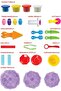Brand Dough Creation Cup Cake Tower - Educational Playdough for Kids with Cutters Tools - N - 3