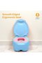 Baby Potty Hippo with PU Cushion - Portable Trainer - Easy Clean Removable Tank - 4