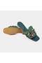 Sahara Genuine Leather Sandals – Handcrafted, Double Cushioned – Emerald - 5