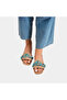 Sahara Genuine Leather Sandals – Handcrafted, Double Cushioned – Turquoise - 7