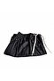 Black Men's Swim Shorts-White Lace-Up-Comfortable and Stylish Design-Ideal for Beach and Pool - 3