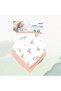 Organic Muslin Bibs - Forest & Peach - 6