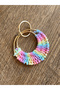 Bohemian Style Round Colored String Earrings - 4