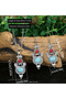 Ethnic Style Motif Retro Necklace Earring Set - 3
