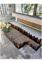 FFD Wooden Garden Fence Border Panels – 120x30cm Carbonized Wood Picket Edging, Interlocking Fence - 4