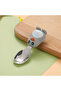 Premium Children's Bpa Free Silicone Handle with Penguin Figure Stainless Steel Tip Fork-Spoon Set 9+ Months - 7