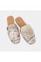 Celeste Embroidered Mule – Genuine Leather, Ethically Handmade, Cushioned & Lightweight – Blue - 3