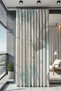 Waterproof Patterned Oxford Balcony Curtain Sunshade and Raincoat with Color and 200 cm Length Size Options