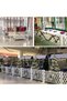 FFD Wooden Garden Fence | Freestanding Trellis & Privacy Fence for Indoor/Outdoor Use 120cm - 3