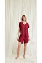 Monamise Lace V-Neck Shorts Set 18596