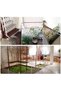 FFD Wooden Expandable Garden Fence Portable Wood Wicker Fence Expanding Trellis Wooden Fence 120cm - 3