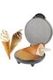 Electric Waffle Cone Maker Machine, 1200W Ice Cream Cone Machine, Double Side Heating, Non-Sti