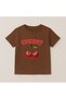 Cherry Crew Neck 100% Cotton Printed Short Sleeve Children's and Teenage T-Shirt