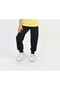 Unisex Underwear Elastic Waist Trousers with Elastic Without Printing Solid Navy Blue Track Pants - 5