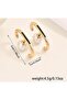 Elegant, Minimalist, Artificial Pearl Detailed Earrings - 4