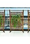 FFD Expanding Trellis Wooden Fence, Privacy Screen Freestanding Fence, Wooden Fences 120cm Pack of 2 - 3