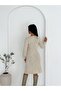 V Neck Twill Knitwear Dress - 2