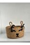 Woven Basket Bamboo Basket Toy Basket Handmade Decorative Basket - 6