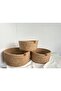 Wicker Basket Bamboo Basket 3 Basket Handmade Decorative Basket - 2
