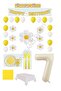 Renaissance 7 Year Old Daisy Themed Birthday Party Set