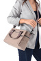 Women's 4-Eye Patterned Parachute Fabric Adjustable Cross Strap Hand and Shoulder Bag - 3