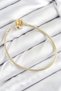 Brass Charm Topcuk Model Gold Color Women's Bracelet - 2