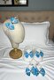 Bow Feathered Mother Maternity Slippers Crown and Booties Maternity Set (Set of 3) - 6
