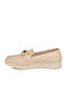 Beige women's casual shoes - 2