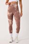 Batik Pattern Seamless Stretchy and Recovery Push-Up Sports Leggings - 3