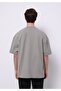 Oversize Fit Round Neck Plain Men's Green Short Sleeve T-Shirt - 2