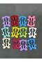 12 Pcs Mixed Color Teddy Bear Model Snap Buttons, Children's Snap Buttons - 2