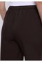 Regular Fit High Waist Wide Leg Women's Brown Trousers - 6