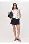 Polo Neck Vest with Diamond Pattern - 2