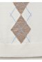 Polo Neck Vest with Diamond Pattern - 7