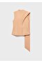 Asymmetric Foulard Blouse - 3